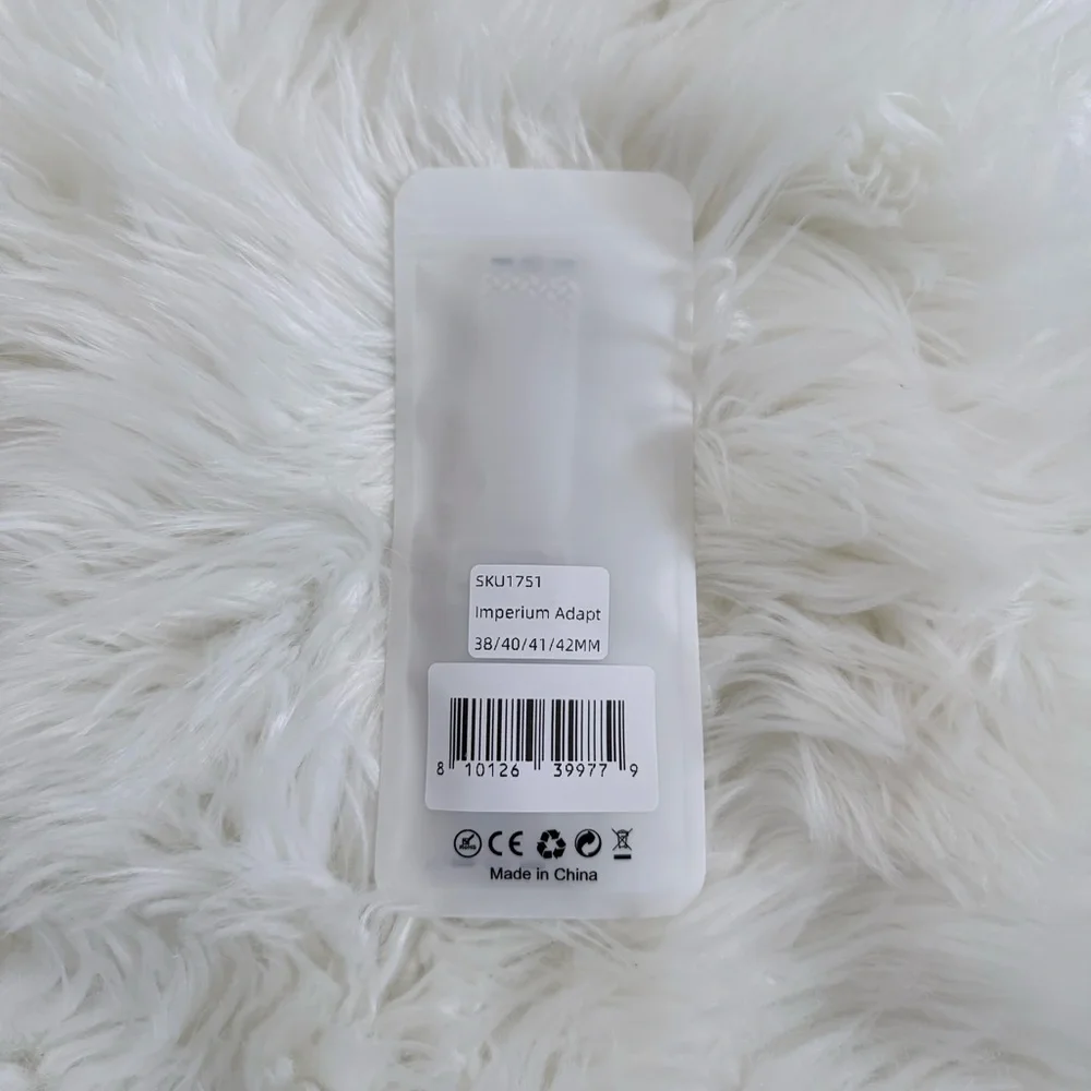 Solace Cream Braided Loop Watch Band for Women - Picture 3 of 10